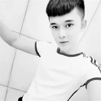微信黑白情头一男一女单张