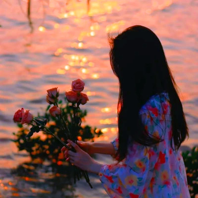 不露脸女头真人唯美图片
