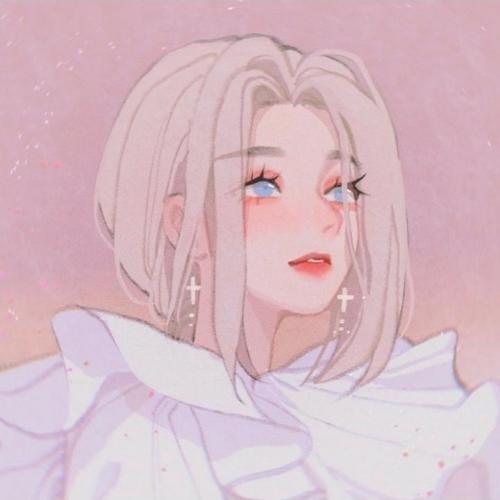 温柔浪漫漫画女生头像图片