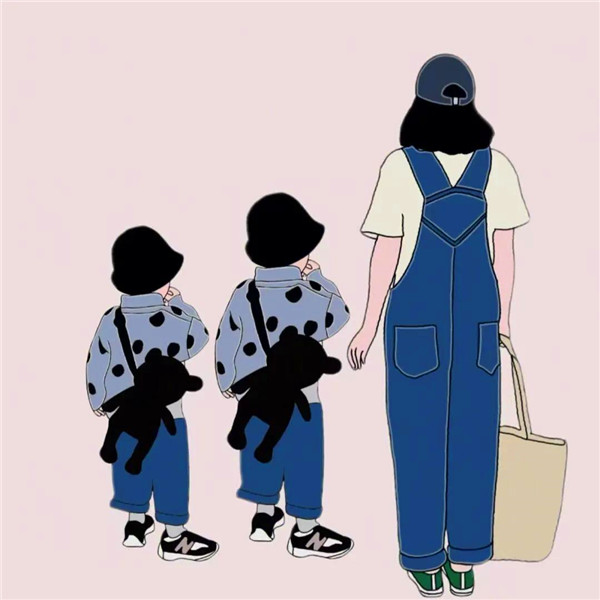 亲子全家福动漫头像