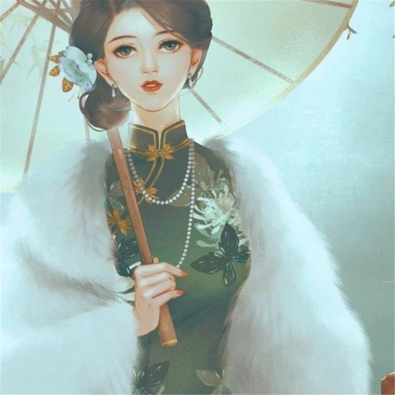惊艳民国风女生头像