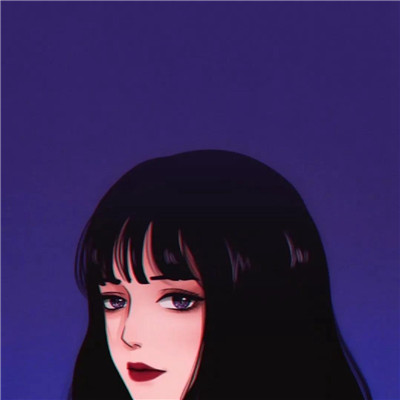 紫色浪漫风背景头像图片