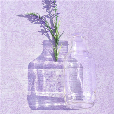 紫色浪漫风背景头像图片