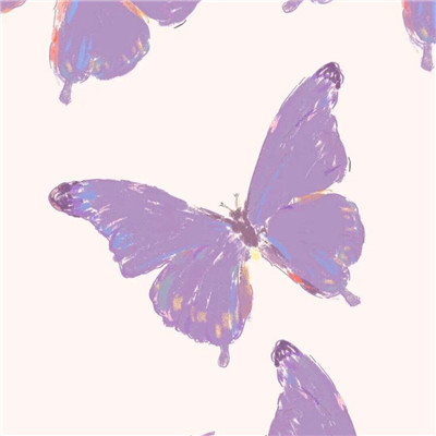 紫色浪漫风背景头像图片