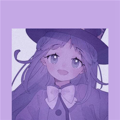 紫色浪漫风背景头像图片