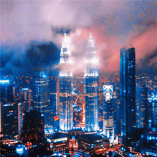 超美城市风景头像图片