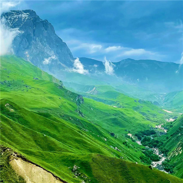唯美青山风景头像图片