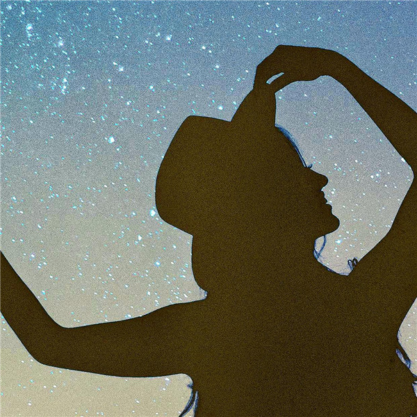 光影交错逆光浪漫意境头像图片