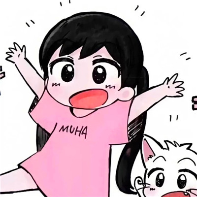 女生家庭地位的情侣头像动漫