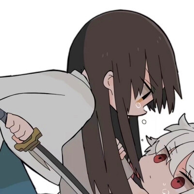 女生家庭地位的情侣头像动漫