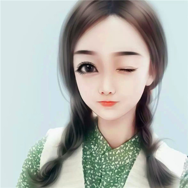 手绘轻熟女生头像