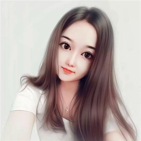 手绘轻熟女生头像
