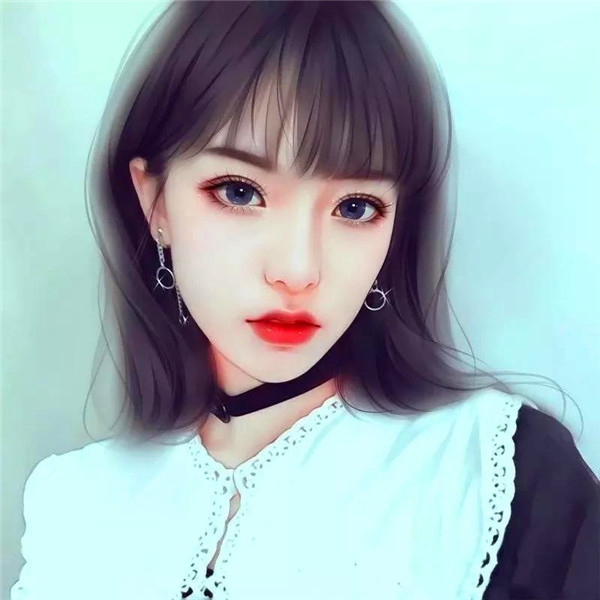 气质简单手绘女生头像动漫