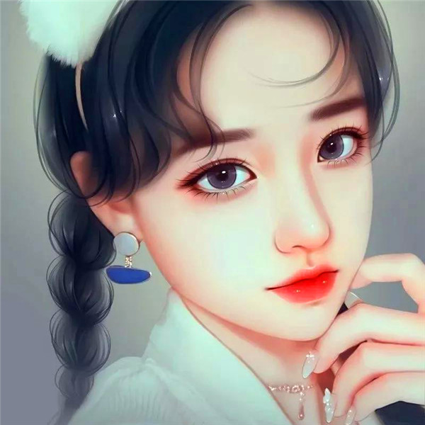 气质简单手绘女生头像动漫