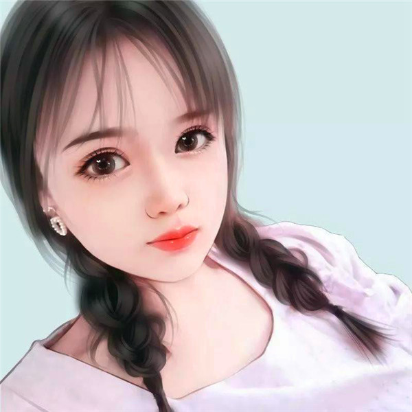 气质简单手绘女生头像动漫