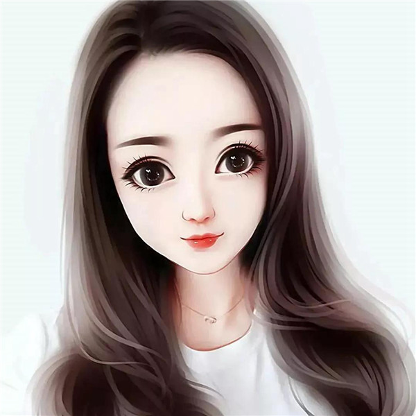 精致成熟魅力女生手绘头像