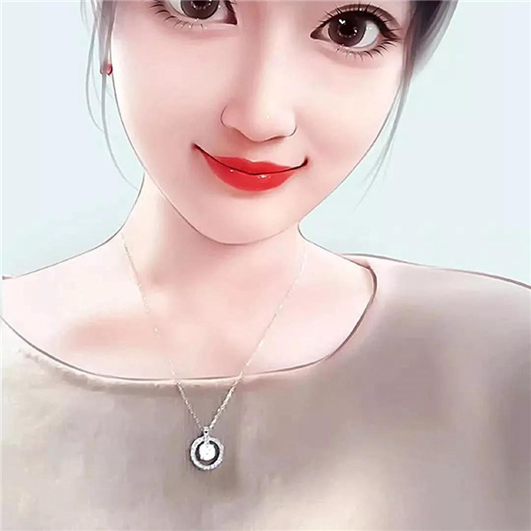 精致成熟魅力女生手绘头像