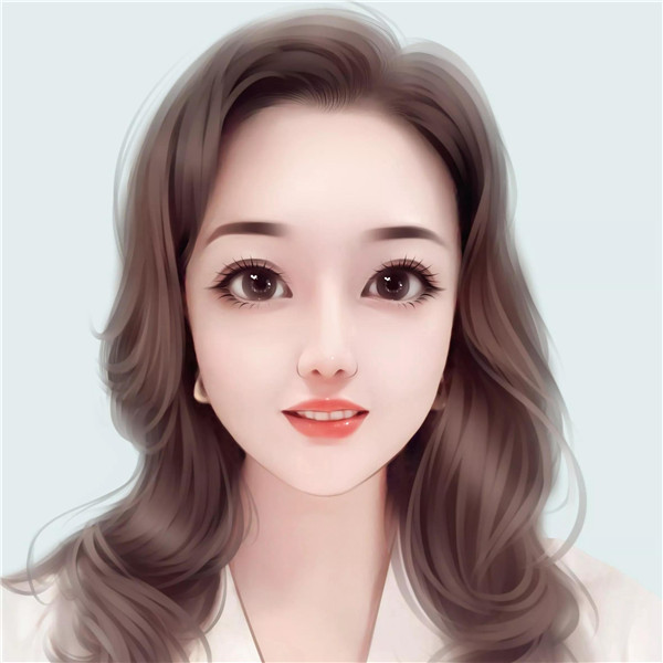 唯美精致女生动漫头像插画手绘