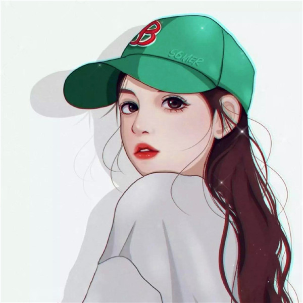 手绘人物女生精致头像