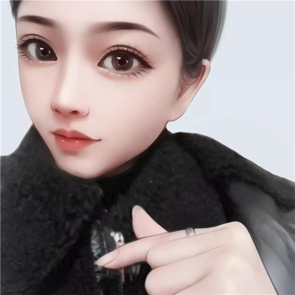 精致漫画头像手绘女生