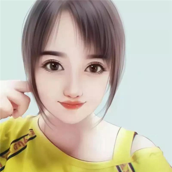 精致漫画头像手绘女生