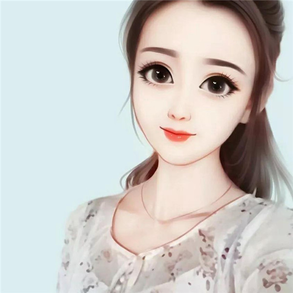 精致漫画头像手绘女生
