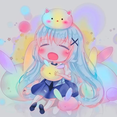 宠物动漫情侣头像一左一右