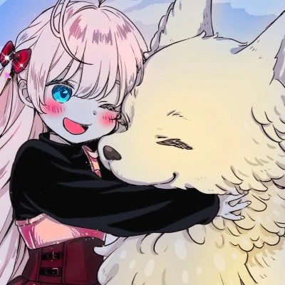 宠物动漫情侣头像一左一右