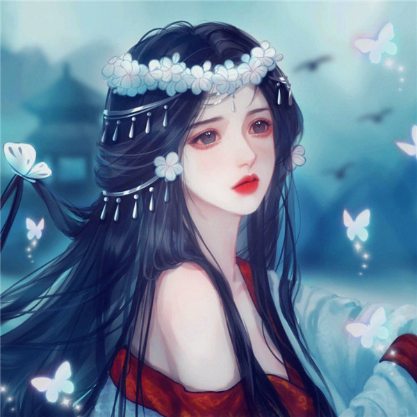 动漫女生多人闺蜜头像唯美