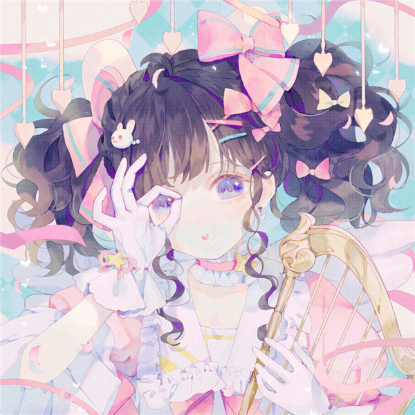 绝美动漫闺蜜头像