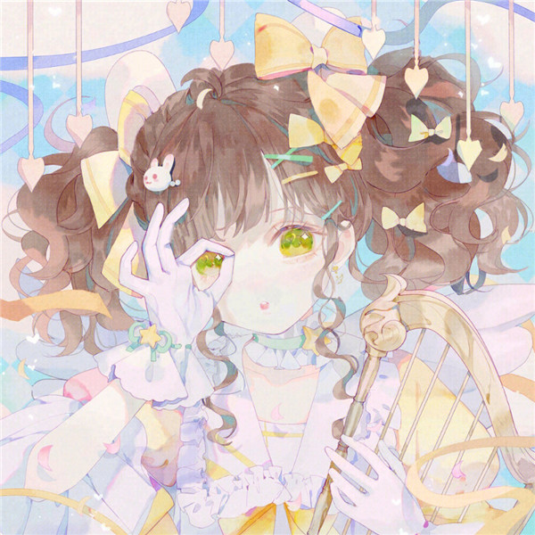绝美动漫闺蜜头像