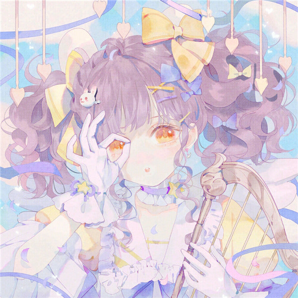 绝美动漫闺蜜头像