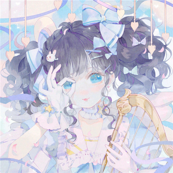 绝美动漫闺蜜头像