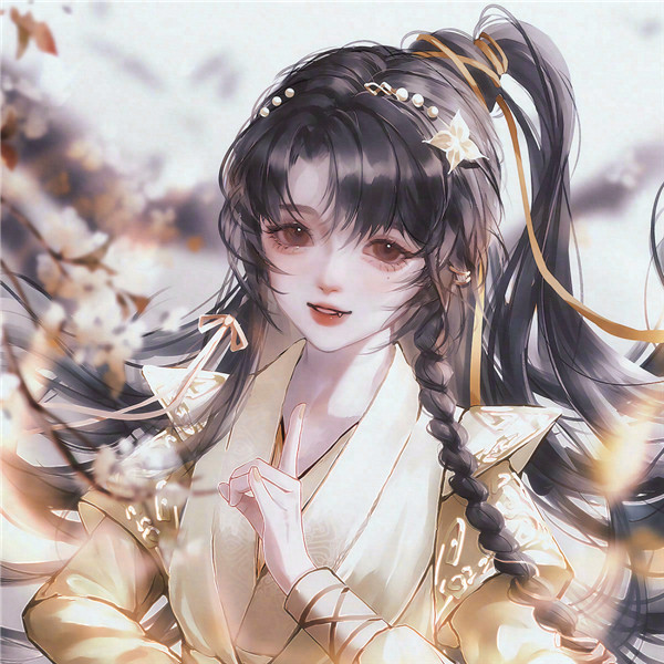绝美动漫闺蜜头像