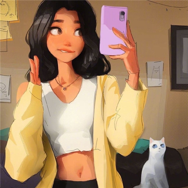 独立自信女生头像