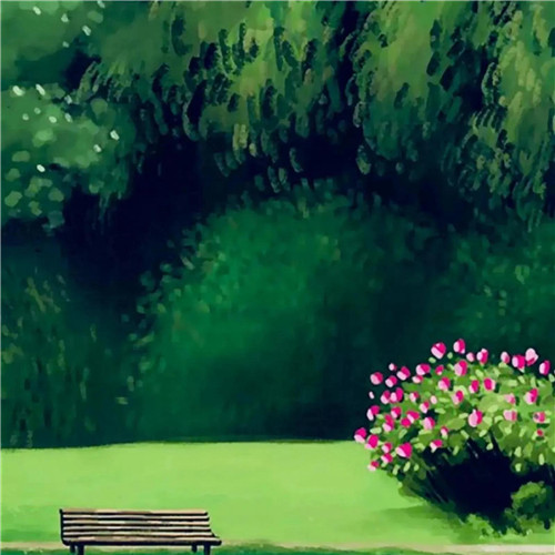唯美森林风景头像图片