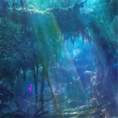 唯美森林风景头像图片