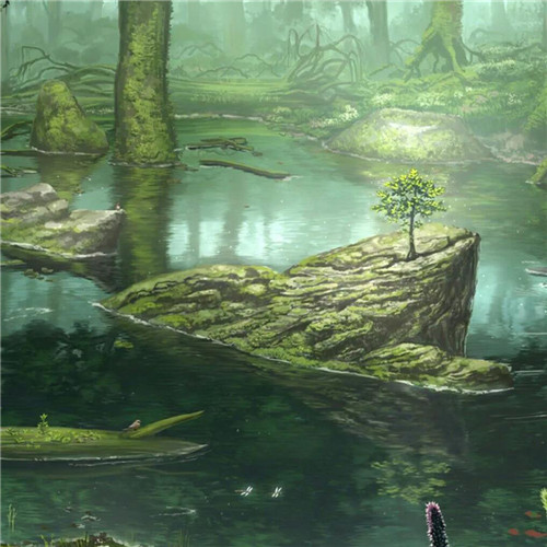 唯美森林风景头像图片