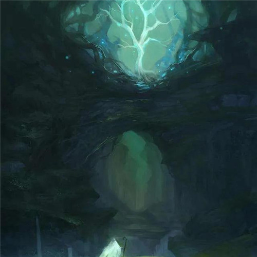 唯美森林风景头像图片