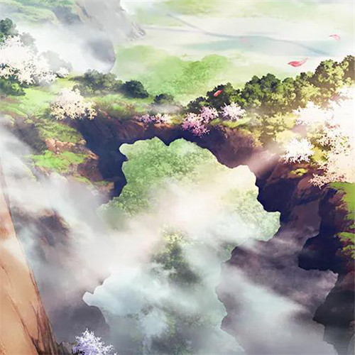 唯美森林风景头像图片