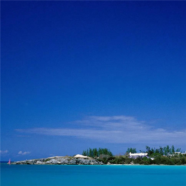 深蓝色治愈系背景头像图片