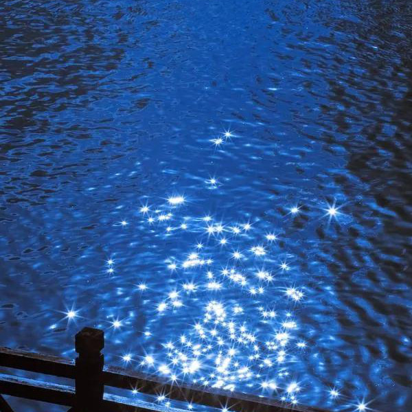 深蓝色治愈系背景头像图片