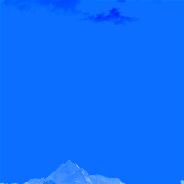 深蓝色治愈系背景头像图片