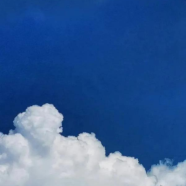 深蓝色治愈系背景头像图片