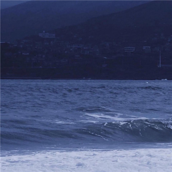 深蓝色治愈系背景头像图片