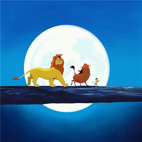 深蓝色治愈系背景头像图片