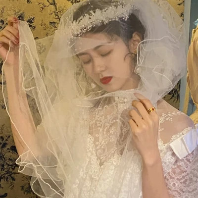 最美婚纱头像好看超火图片