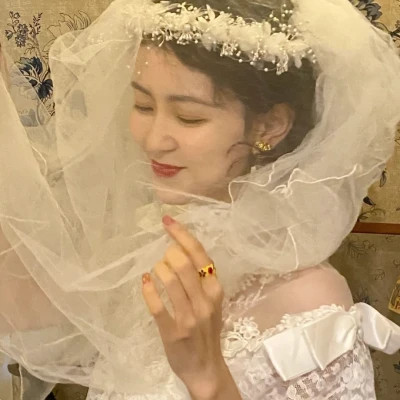最美婚纱头像好看超火图片