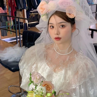 最美婚纱头像好看超火图片