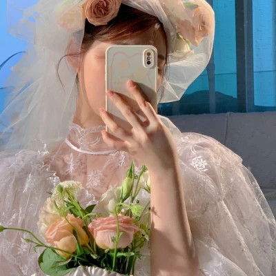 最美婚纱头像好看超火图片